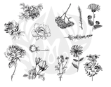 Silk Screen Flower