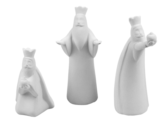 Bisque BI1438 3 Wise Men Nativity Set
