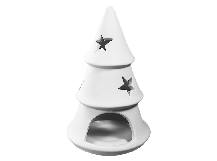 Bisque BI1952 Christmas Tree Votive