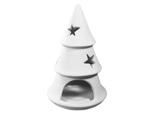 Bisque BI1952 Christmas Tree Votive