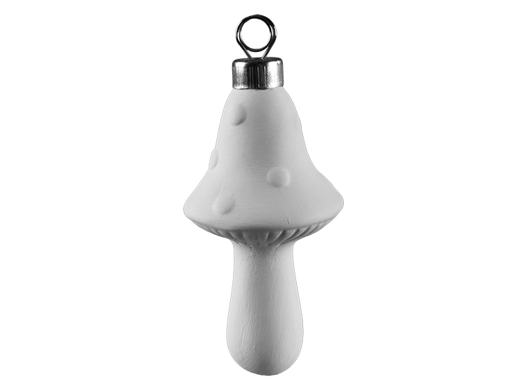 Bisque BI2055 Tall Mushroom Ornament