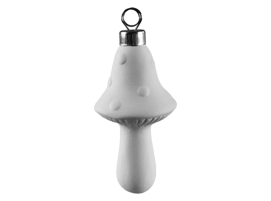Bisque BI2055 Tall Mushroom Ornament