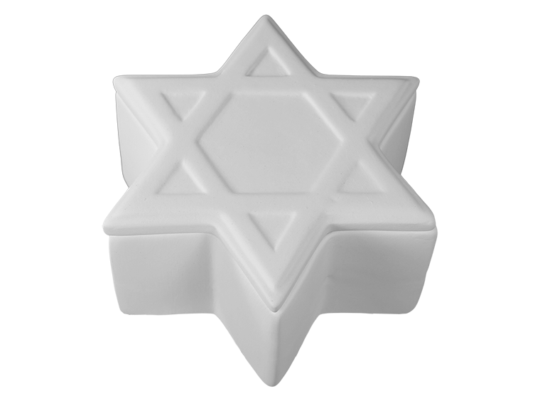 Bisque BI2073 Star of David Box