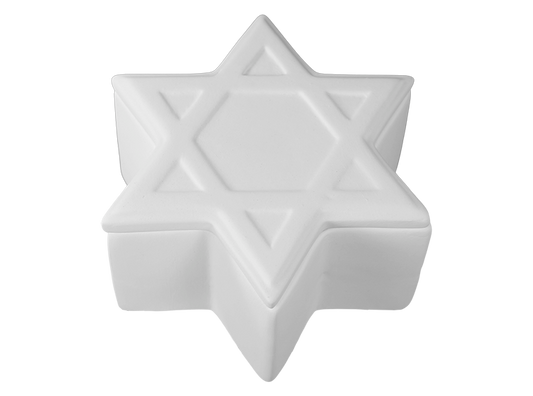 Bisque BI2073 Star of David Box