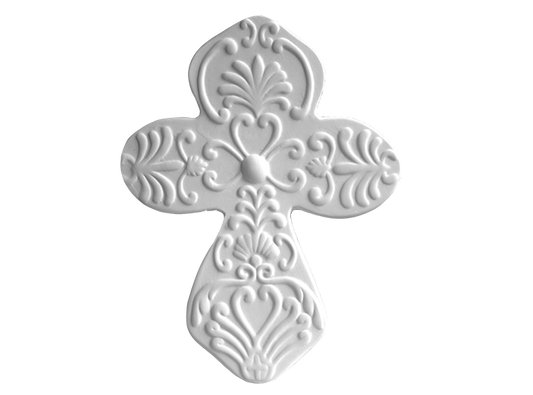 Bisque BI2135 Celtic Cross w/ Mounting Hole