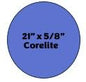Shelf Corelite 21 x 5/8 Full