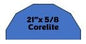 Shelf Corelite 21 x 5/8 Half