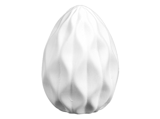 Bisque BI2418 Deep Facet Egg