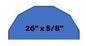 Shelf         26" x 5/8" Half (12 Sided)