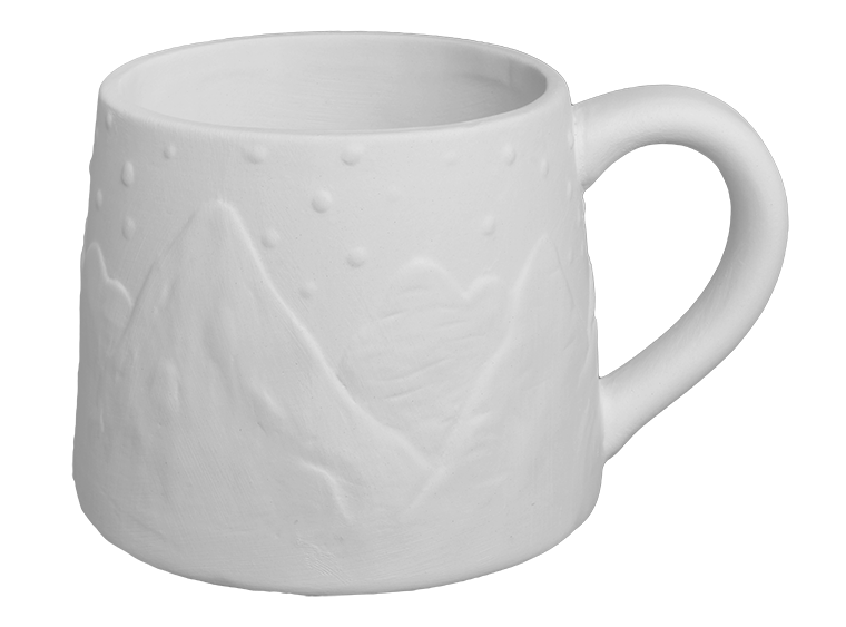 Bisque BI2775 Snow Capped Mug