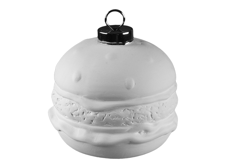Bisque BI3217 Big N Beefy Burger Ornament