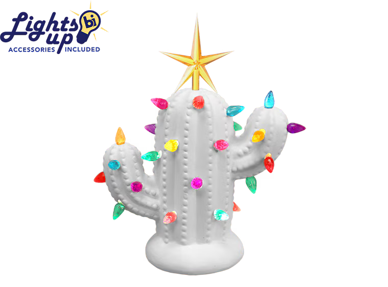 Bisque BI3235 Lighted Christmas Cactus