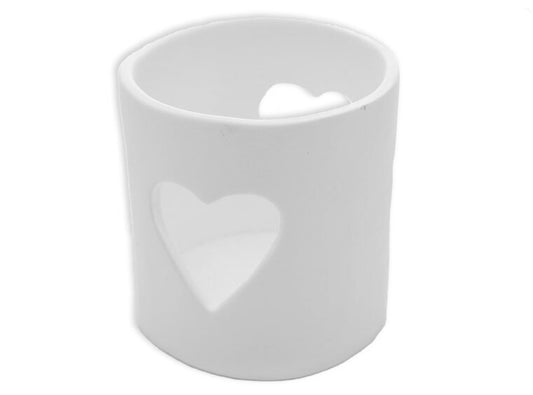 Bisque BI3975 Heart Holder
