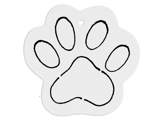 Bisque BI6401 Hand Detailed Paw Party Ornament