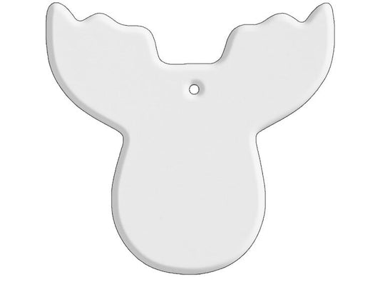 Bisque BI6407 Reindeer Head Ornament
