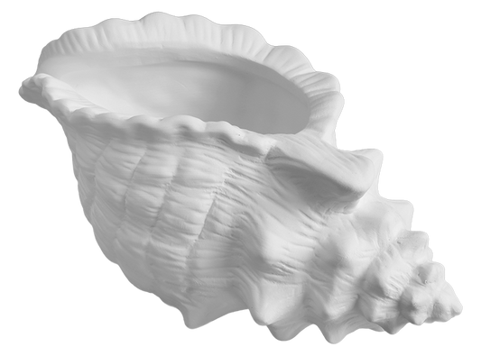 Bisque BI678 Conch Shell Planter