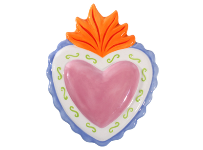 Bisque BI1017 Heart w/ Mounting Hole