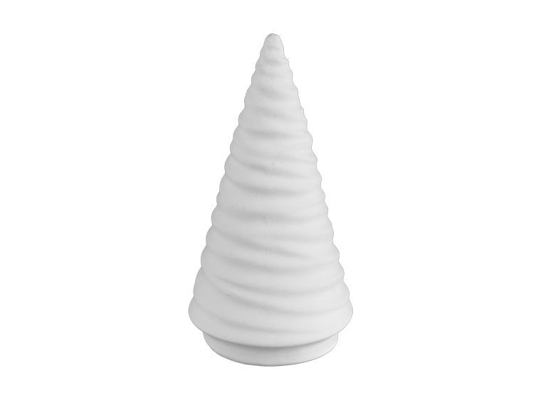 Bisque Stoneware Spiraled Tree (Medium)