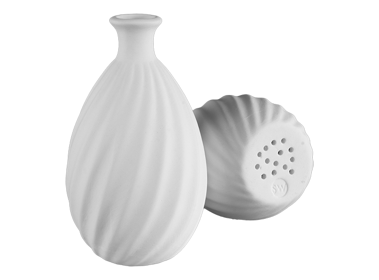 Bisque BI2504 Stoneware Twisted Watering Bell