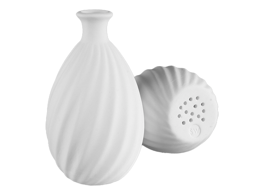 Bisque BI2504 Stoneware Twisted Watering Bell