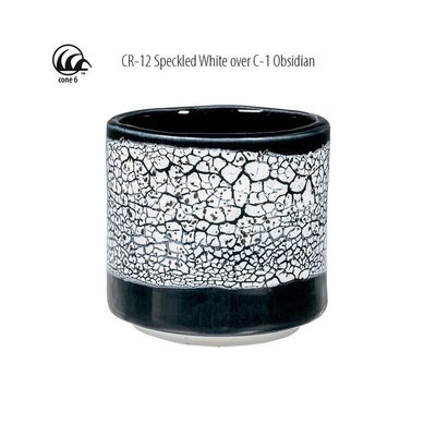 CR12 Speckled White Crawl Pint