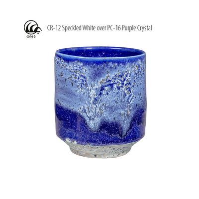 CR12 Speckled White Crawl Pint