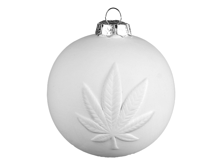 Bisque BI1289 Chill Leaf Ornament