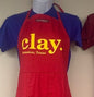 Apron Logo Claypron Red