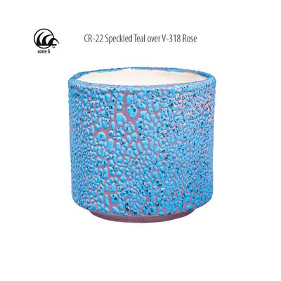 CR22 Speckled Teal Crawl Pint