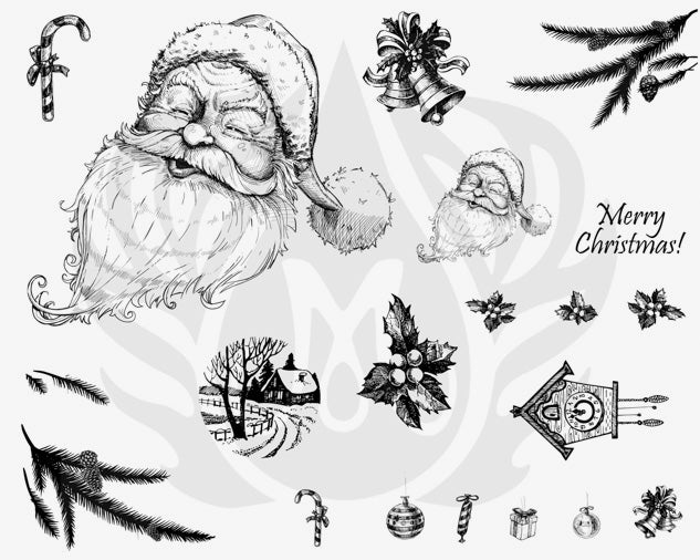 Silkscreen Merry Christmas