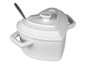 Bisque BI2971 Heart Sugar/Salt Pot w/Spoon
