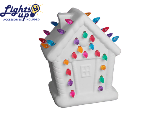 Bisque BI1114 Lighted Gingerbread House
