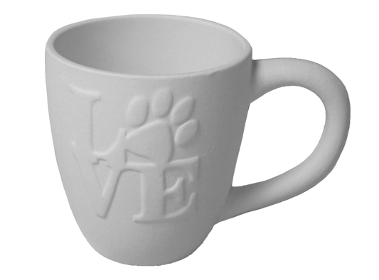 Bisque BI380 Love Paw Print