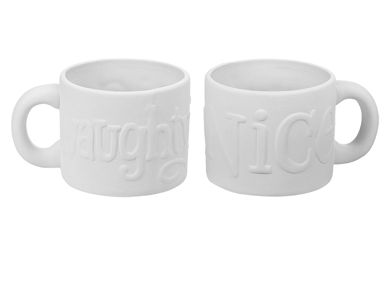Bisque BI329 Naughty Or Nice Mug