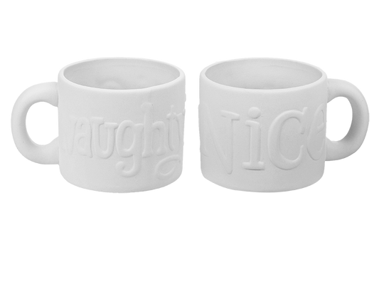 Bisque BI329 Naughty Or Nice Mug