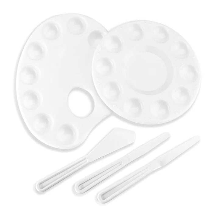 RD45  5pc Paint Palette & Knife Set