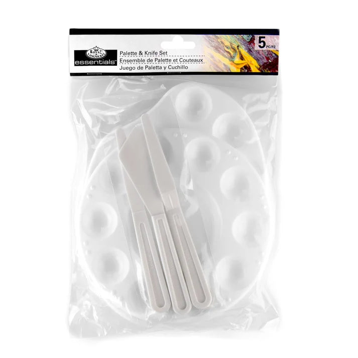 RD45  5pc Paint Palette & Knife Set