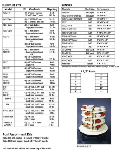 Furniture Kit, Skutt   1027