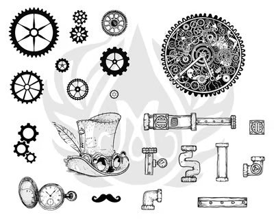 Silkscreen Steampunk