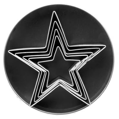 3686 Star Cutter Set 5ea.