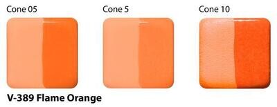 v389 Flame Orange Velvet UG 2oz